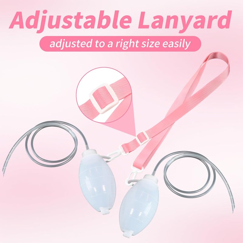 brougetme 3 Pack Shower Lanyard for Mastectomy Drain Holder,Drainage Bulbs Breast Cancer, Breast Cancer/Abdominal Debridement/Tummy Tuck Patients Surgical Drain Holder; Breast Surgery Recovery Care Package - Image 3